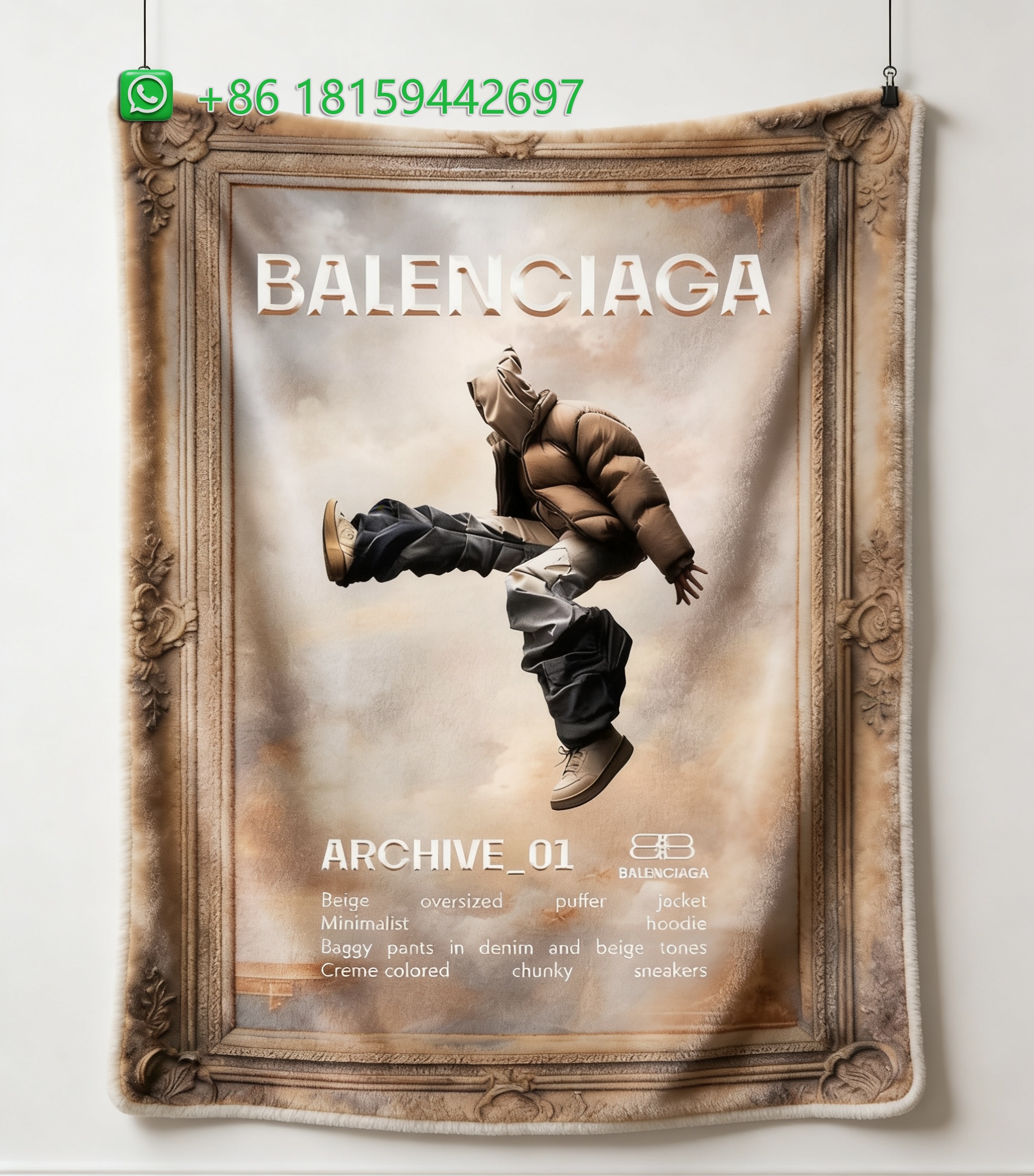 Balenciaga Throw Blankets